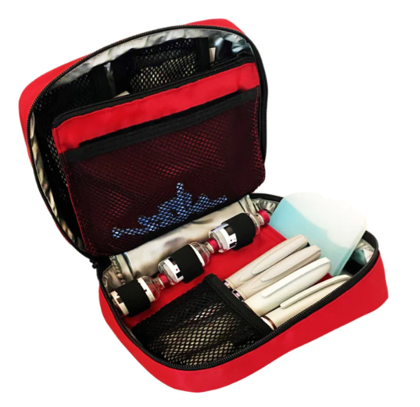 Insulated Diabetes Organizer - Red